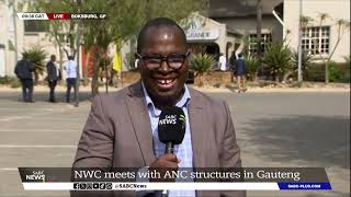 NWC meets with Gauteng ANC structures over May polls perfomance [upl. by Ylloj]