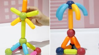 Magnetic Rods And Balls Fidget Toys For Kids [upl. by Ardnuassac923]