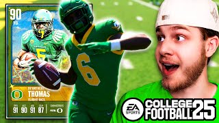 NEW HB1 DeAnthony Thomas goes 100 in Gauntlet College Football 25 [upl. by Rice]