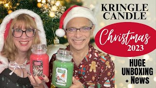 KRINGLE CANDLE Christmas 2023  18 NEW Candles Launching 97 at 9am [upl. by Helene33]