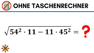 Berechne ohne Taschenrechner  Wurzeln berechnen [upl. by Aerdnaek518]