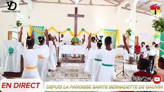 Mime chant Gloria  Solennité Pour les 4 ans Chorale Ste Bernadette5ans de Fondation de la Paroisse [upl. by Earazed937]