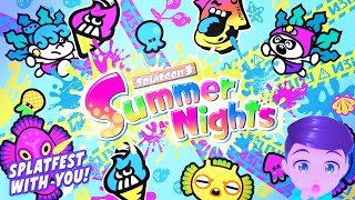 🔴SUMMER NIGHTS SPLATFEST with YOU PALACE🏰 THEME PARK🎡 or BEACH🏝️ SPLATOON 3 pool happylittlegamer [upl. by Naylor191]