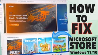 Apps Fix Microsoft Store Not Opening in Windows 1110  Microsoft Store Not Working 24H2 [upl. by Addi]