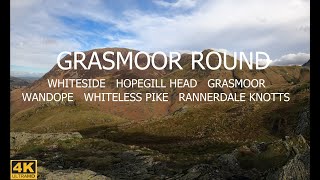 GRASMOOR ROUND  WHITESIDE HOPEGILL HEAD GRASMOOR WANDOPE WHITELESS PIKE RANNERDALE KNOTTS [upl. by Cline]