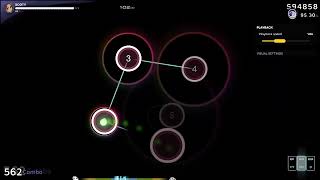 osu lazer Airman ga Taosenai SOUND HOLIC Ver 53⭐ 141pp FC [upl. by Ameen]