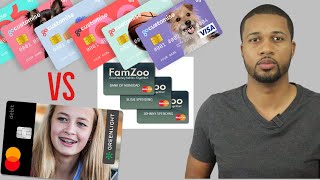 Best Debit Card For Kids  Greenlight vs FamZoo vs goHenry [upl. by Eelyac]