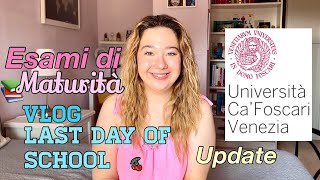 Back to School Update📚ultimo giorno di scuola maturitàuniversità [upl. by Isidoro]