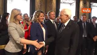 Mattarella incontra i nuovi magistrati ordinari in tirocinio [upl. by Rozina849]