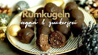 Vegane Rumkugeln  nur 45 Kalorien [upl. by Assilat]