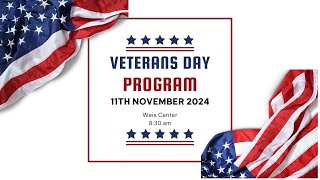 2024 Veterans Day Program [upl. by Koeppel131]