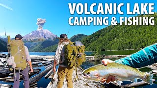 Fishing Foraging amp Camping under an ACTIVE VOLCANO w AddictedFishing Survival Challenge [upl. by Sachs]