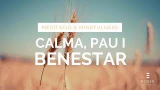 🎁 Meditació guiada Mindfulness en català CALMA I BENESTAR en pocs minuts  Roser Claramunt [upl. by Efron496]