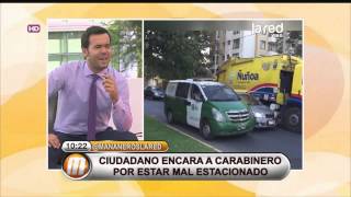 Video ciudadano muestra a carabineros mal estacionados [upl. by Bertie]