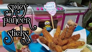 Spicy paneer sticks paneer recipes  kids favouriteCASTINA CUISINE [upl. by Cristal]