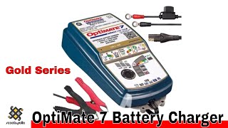 OptiMate 7 Select 12V 10A Vehicle Battery Charger Gold Series [upl. by Naaman80]