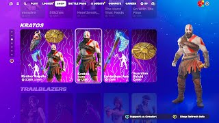 ¿Cuándo sale la Skin de Kratos en la tienda de Fortnite [upl. by Jasmine]