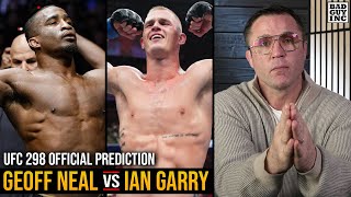 Ian Garry vs Geoff Neal WILL Start Standing up [upl. by Arahsak]