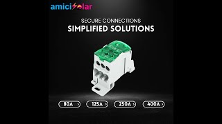 amiciSolar Terminal Block Junction Box [upl. by Sells295]