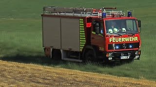 Einsatzfahrt im Gelände Tanklöschfahrzeug 2 TLF 2024 der Feuerwehr Lappersdorf [upl. by Rella]