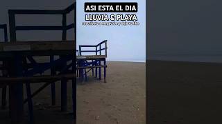 Las Toninas hoy 31082024 mar 🌊 lluvia🌧 playa🏖 argentina lacosta megatube [upl. by Auria]