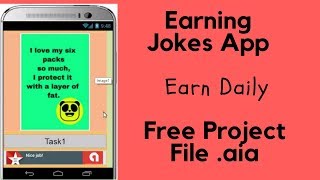 Jokes Earning App  Aia File Free DownloadAppybuilder [upl. by Hancock]