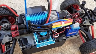 18 Tsky 120 Amp ESC 2s Otside Test Run Will It Have COGGING issues [upl. by Gurl]