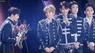 170114 엑소 EXO 대상 수상 소감 전체 직캠 Fancam 제31회 골든디스크 어워즈 by Mera [upl. by Sorce]