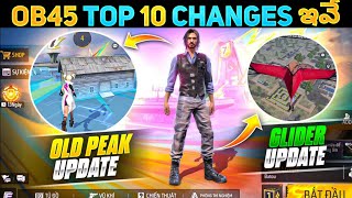 Top 10 Changes in Free Fire India 😍  Free Fire New Updates In Telugu  Old Peak Return ✔️ [upl. by Oivalf964]