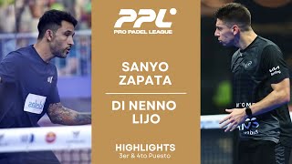 NIVELAZO DE SANYO  GUTIERREZ amp ZAPATA VS DI NENNO amp LIJO  Pro Padel League  San Diego [upl. by Eivol738]