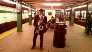 quotOyfn Pripetshikquot in W4th subway station NYC [upl. by Guerin]