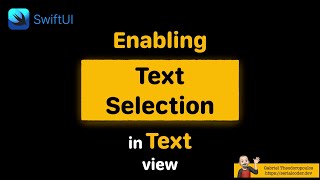 Selecting and copying text in SwiftUI Text views [upl. by Garbe158]