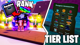 TIER LIST ATUALIZADA DE ACESSÓRIOS NO ANIME DESTINY  Roblox [upl. by Annekcm]