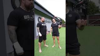 World’s Strongest Man vs World’s Strongest Bar [upl. by Milstone]