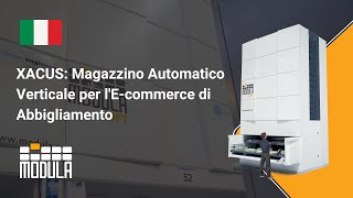 XACUS Magazzino Automatico Verticale per lEcommerce di Abbigliamento [upl. by Itsud]