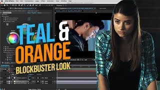 Teal amp Orange Blockbuster Look  After Effects Tutorial Español [upl. by Ytineres]