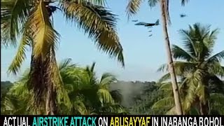 ACTUAL VIDEO AIRSTRIKE ATTACK ON ABUSAYYAF TROOPS IN INABANGA BOHOL [upl. by Jesher]