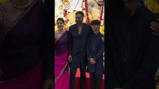 Kajol Son Yug Cute MASTI Moments With Father Ajay Devgan at Durga Puja 2024 [upl. by Danelle]