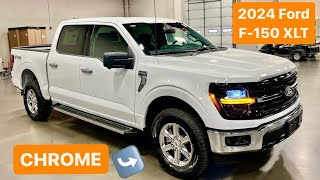 2024 Ford F150 XLT 50 V8 with Chrome 6 Passenger Truck [upl. by Ymot]