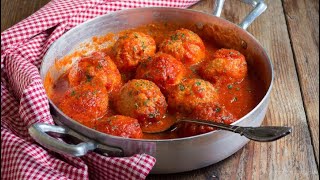 “IL TOP DEL TOP 🔝 POLPETTE DI FORMAGGIO AL SUGO”quotTHE TOP OF THE TOP 🔝 CHEESE MEATBALLS IN SAUCEquot [upl. by Aiceled]