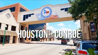 Houston to Conroe Drive with me on a Texas highway [upl. by Asilrahc]