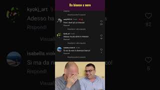 Gesu bianco e nero miracolo commenti memes videodivertenti commedia memeita perte short [upl. by Ronyam]