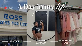 DAILY VLOG  25 weeks pregnant baby clothing haul fathers day weekend  more [upl. by Aniaj]