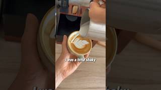 This is how I steam milk for Cappuccino shorts [upl. by Oidale]