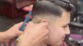 Mid fade haircut tutorial  easy steps \\ Haarschnitt tutorial [upl. by Kelley]