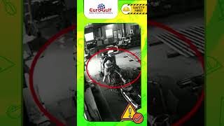 Rotating Machine Work Accident Caught on Camera  Shocking Footage Reveals Workplace Danger [upl. by Arinayed553]