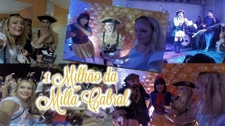 1 Milhão da Milla Cabral em João Pessoa  Vlog da Viagem  Por Glaucia Sioli [upl. by Gettings]