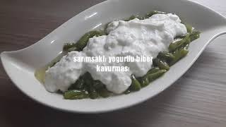 NEFÄ°S SARIMSAKLI YOÄURTLU BÄ°BER KAVURMASI TARÄ°FÄ°  YOÄURTLU BÄ°BER [upl. by Karna]