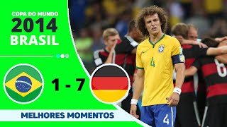 Brasil 1 x 7 Alemanha Copa do Mundo 2014 Gols e Melhores Momentos HD [upl. by Britton]