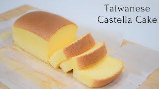 Taiwanese Castella Cake  Super Soft Castella Cake Recipe  Small Castella Cake [upl. by Ybba]